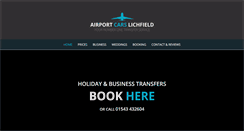 Desktop Screenshot of airporttransfersoflichfield.co.uk