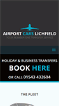 Mobile Screenshot of airporttransfersoflichfield.co.uk